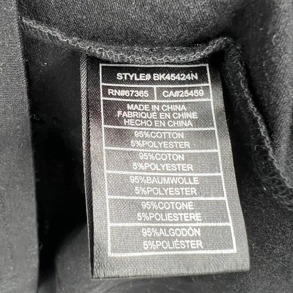 BB Dakota | Steve Madden Women's Black Long Sleeve Cotton-Blend Top Size S - Picture 3 of 4